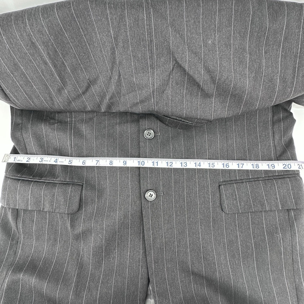 Jos A Bank Clothiers Men's 40S Gray Herringbone Wool Tweed‎ 3 Button Blazer - Picture 9 of 14